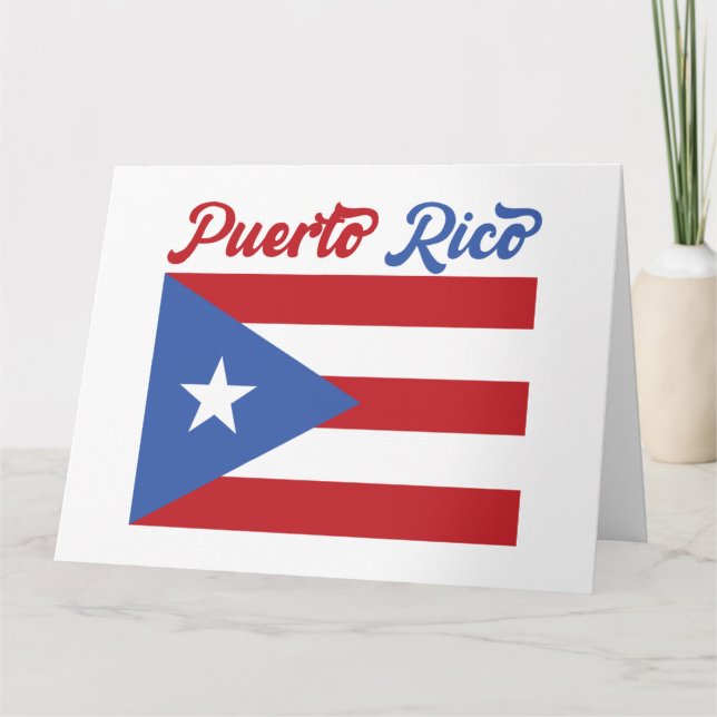 Tarjeta de felicitación de Puerto Rico (Anverso)