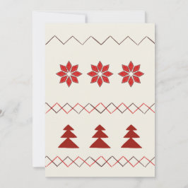 Tarjeta de felicitación de punto