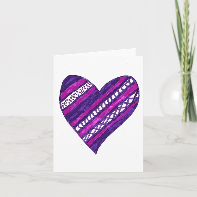 Tarjeta de felicitación de Purple Heart (Anverso)