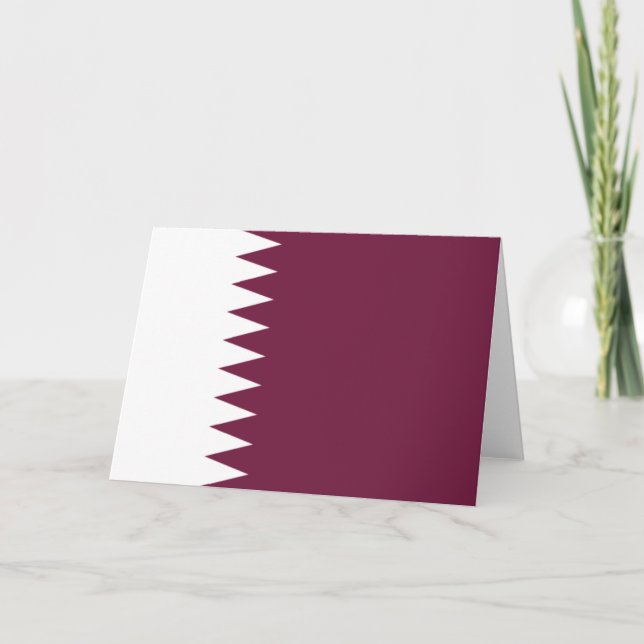 tarjeta de felicitación de qatar (Anverso)