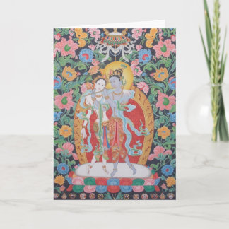 Tarjeta de felicitación de Radha-Krishna A