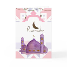 Tarjeta de felicitación de Ramadán