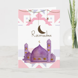 Tarjeta de felicitación de Ramadán