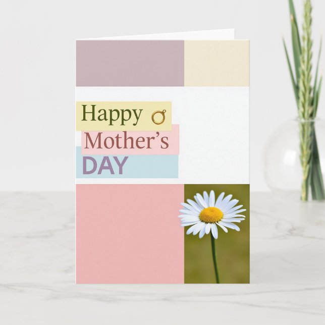 Tarjeta de Felicitación de Rayas (Anverso)