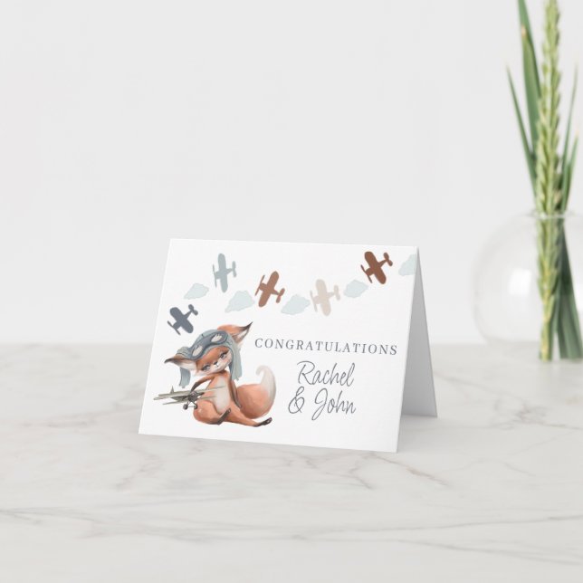 Tarjeta de felicitación de recién nacido (Anverso)