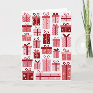 Tarjeta de Felicitación de Regalos Festivos