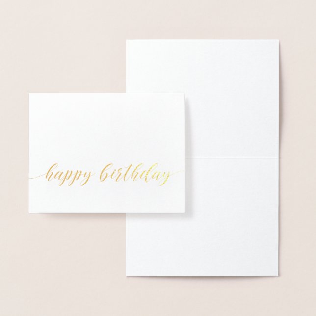 Tarjeta de felicitación de Relieve metalizado dora (Demostración)