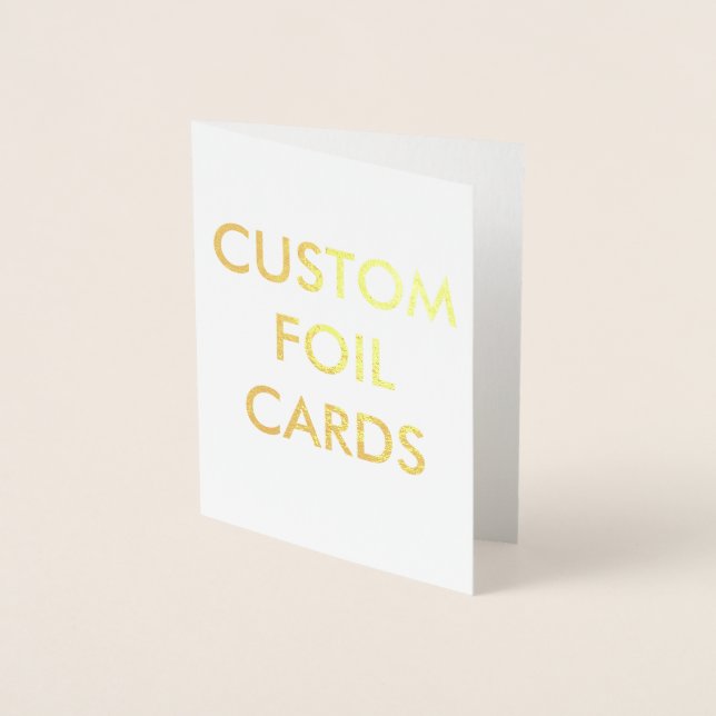 Tarjeta de felicitación de Relieve metalizado dora (Anverso)