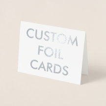 Tarjeta de felicitación de Relieve metalizado plat