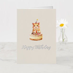 Tarjeta de felicitación de Relieve metalizado pleg