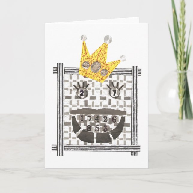 Tarjeta de felicitación de rey Sudoku (Anverso)