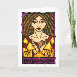 Tarjeta de felicitación de Rhiannon