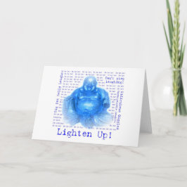 Tarjeta de felicitación de risa de Buda (1)