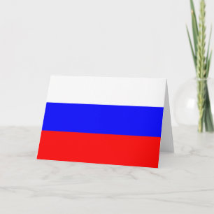 tarjeta de felicitación de Rusia
