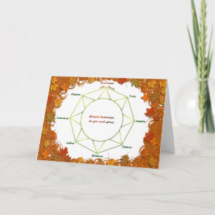 Tarjeta de felicitación de Samhain