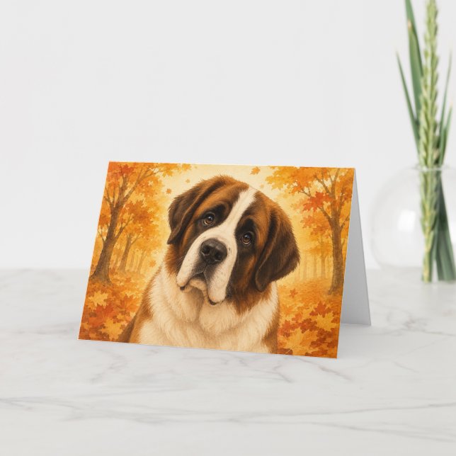 Tarjeta de felicitación de San Bernardo (Anverso)