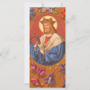 Tarjeta de felicitación de San Luis IX el Rey (PM 