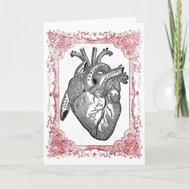 Tarjeta de felicitación de San Valentín de Anatomí (Anverso)