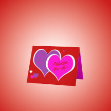 Tarjeta de felicitación de San Valentín de Pop-Art