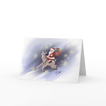 Tarjeta de felicitación de Santa Delivers