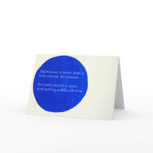 Tarjeta de felicitación de Sara sobre salud mental