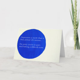 Tarjeta de felicitación de Sara sobre salud mental