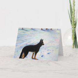 Tarjeta de felicitación de Shepherd de Alemania