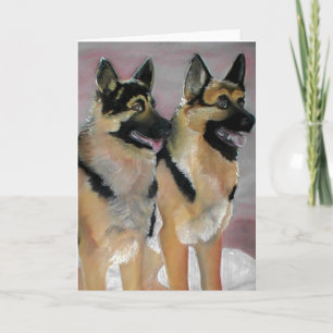 Tarjeta de felicitación de Shepherd de Alemania