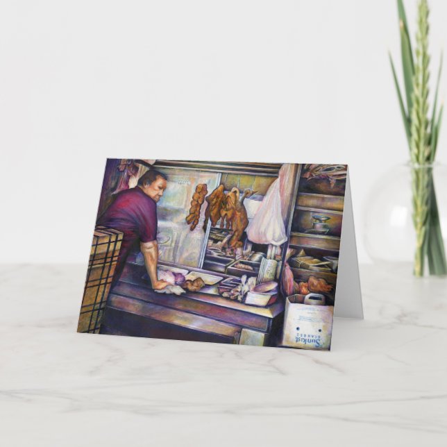 Tarjeta de felicitación de Singapur besada por el  (Anverso)