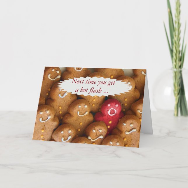 Tarjeta de felicitación de soporte de menopausia (Anverso)