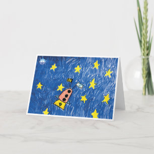 Tarjeta de felicitación de Space Israel