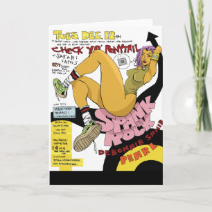 Tarjeta de felicitación de Spank Rock
