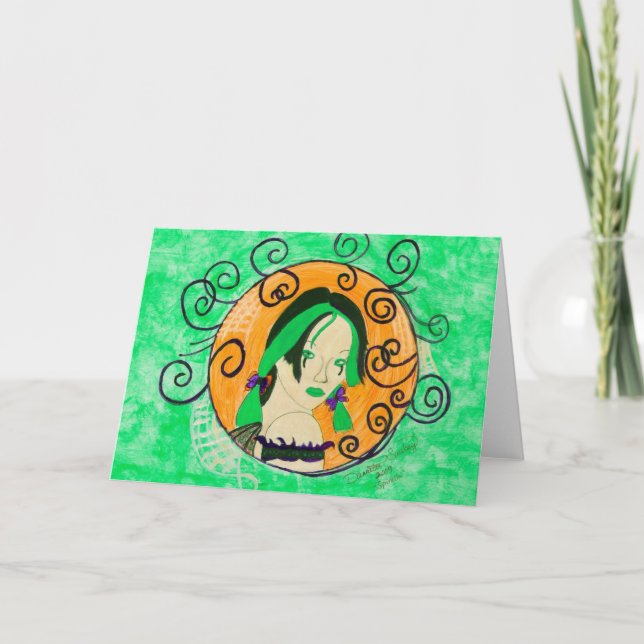 Tarjeta de felicitación de Spirella (Anverso)