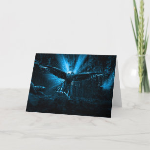 Tarjeta de felicitación de Spirit Owl Pagan