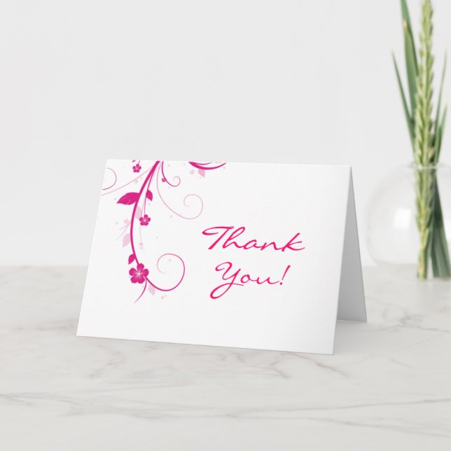 Tarjeta de felicitación de spp. nk Flower Swirls (Anverso)