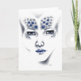 Tarjeta de felicitación de Srta. Universe Alien