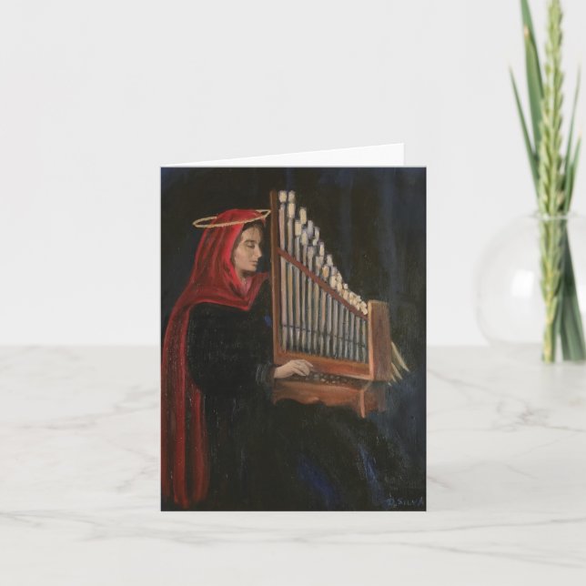 Tarjeta de felicitación de St. Cecilia (Anverso)