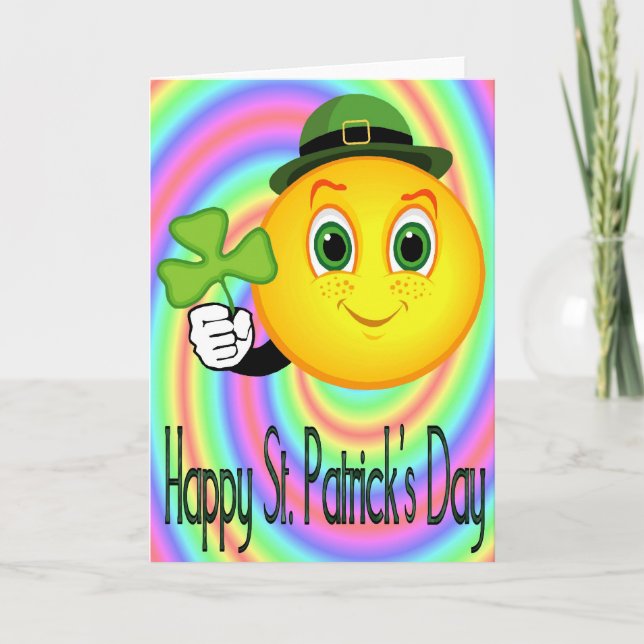 Tarjeta de felicitación de St Patrick (Anverso)