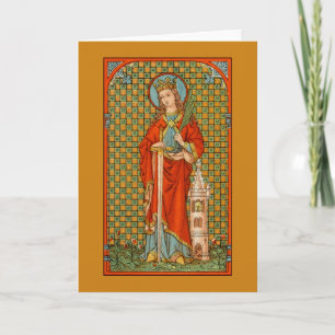 Tarjeta de felicitación de Sta. Bárbara (JP 01) 2