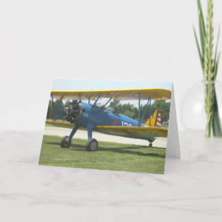 Tarjeta de felicitación de Stearman