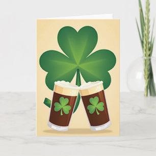 Tarjeta de Felicitación de Stout Irlandés