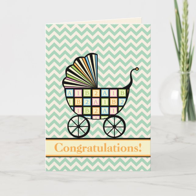 Tarjeta de felicitación de Stroller Blocks BTS (Anverso)