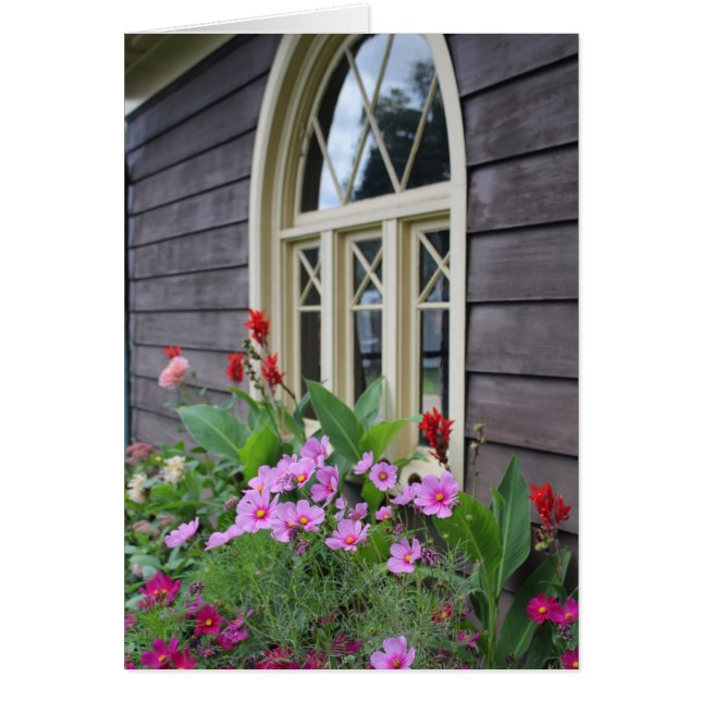 Tarjeta de felicitación de Summer Garden (Frente)