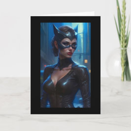 Tarjeta de felicitación de Super Hero Goddess