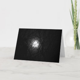 Tarjeta de felicitación de Supermoon, interior en