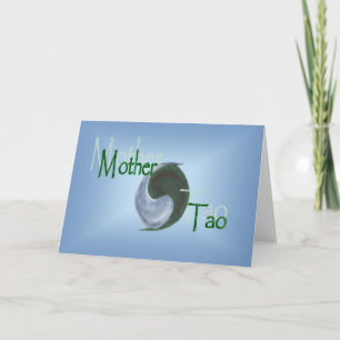 Tarjeta de felicitación de Tao Yin Yang de la