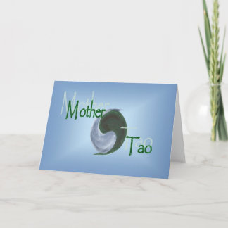 Tarjeta de felicitación de Tao Yin Yang de la