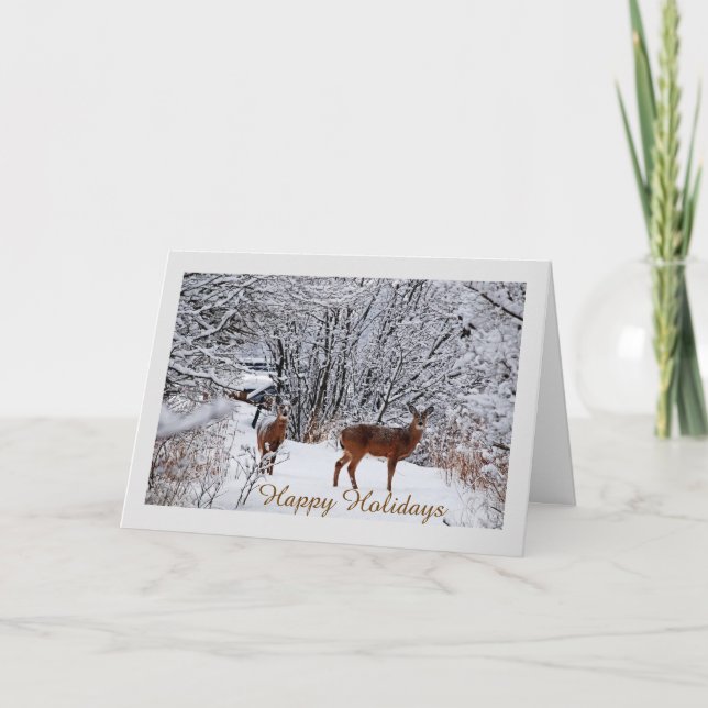 Tarjeta de Felicitación de Tarjeta de Navidad con  (Anverso)