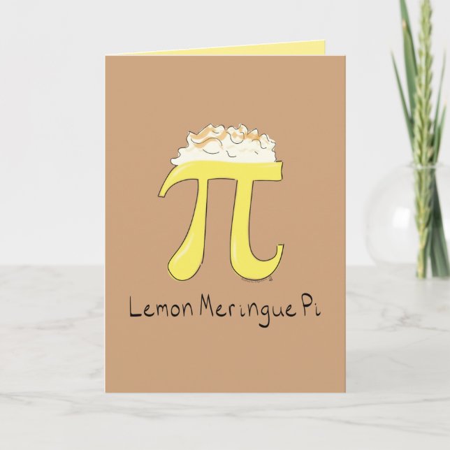 Tarjeta de felicitación de Tarta de Limón con Mere (Anverso)