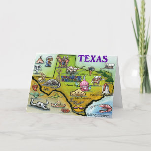 Tarjeta de felicitación de Tejas